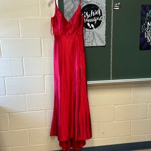Red prom dress